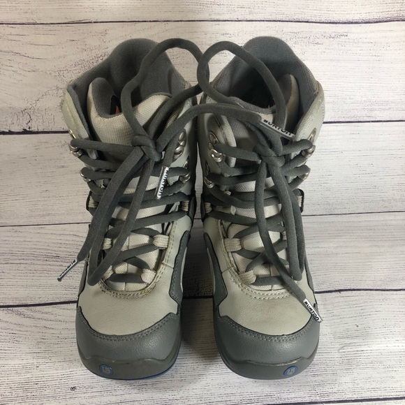 Burton Size 2 Moto Grey - Picture 2 of 6